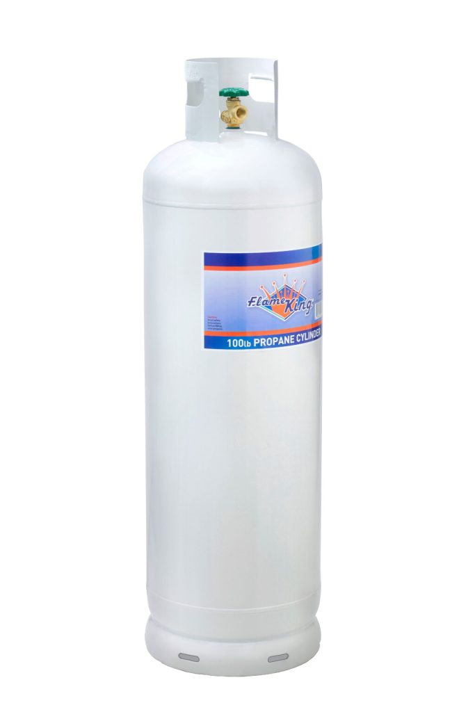 2026 100 lb Steel Propane Cylinder with OPD Valve, DOT Approved, Rust-Resistant, for Grills & Heaters
