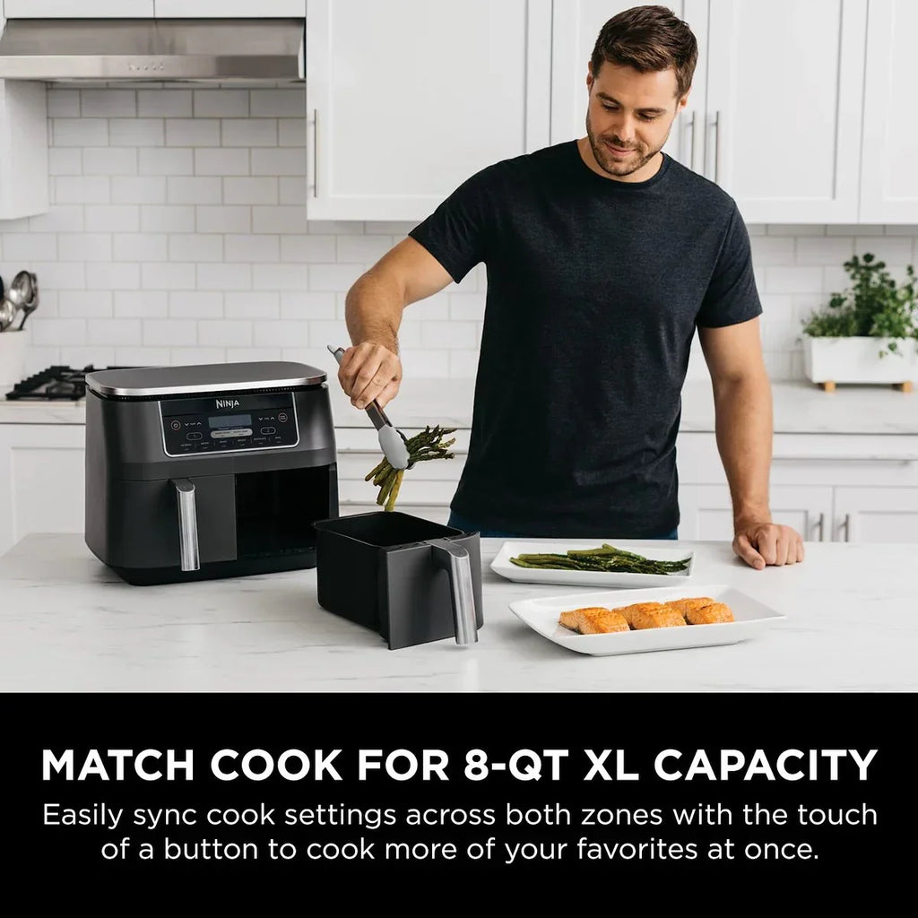 2026 Foodi 8 qt. Original Dualzone, 2-Basket Air Fryer with 6 Functions