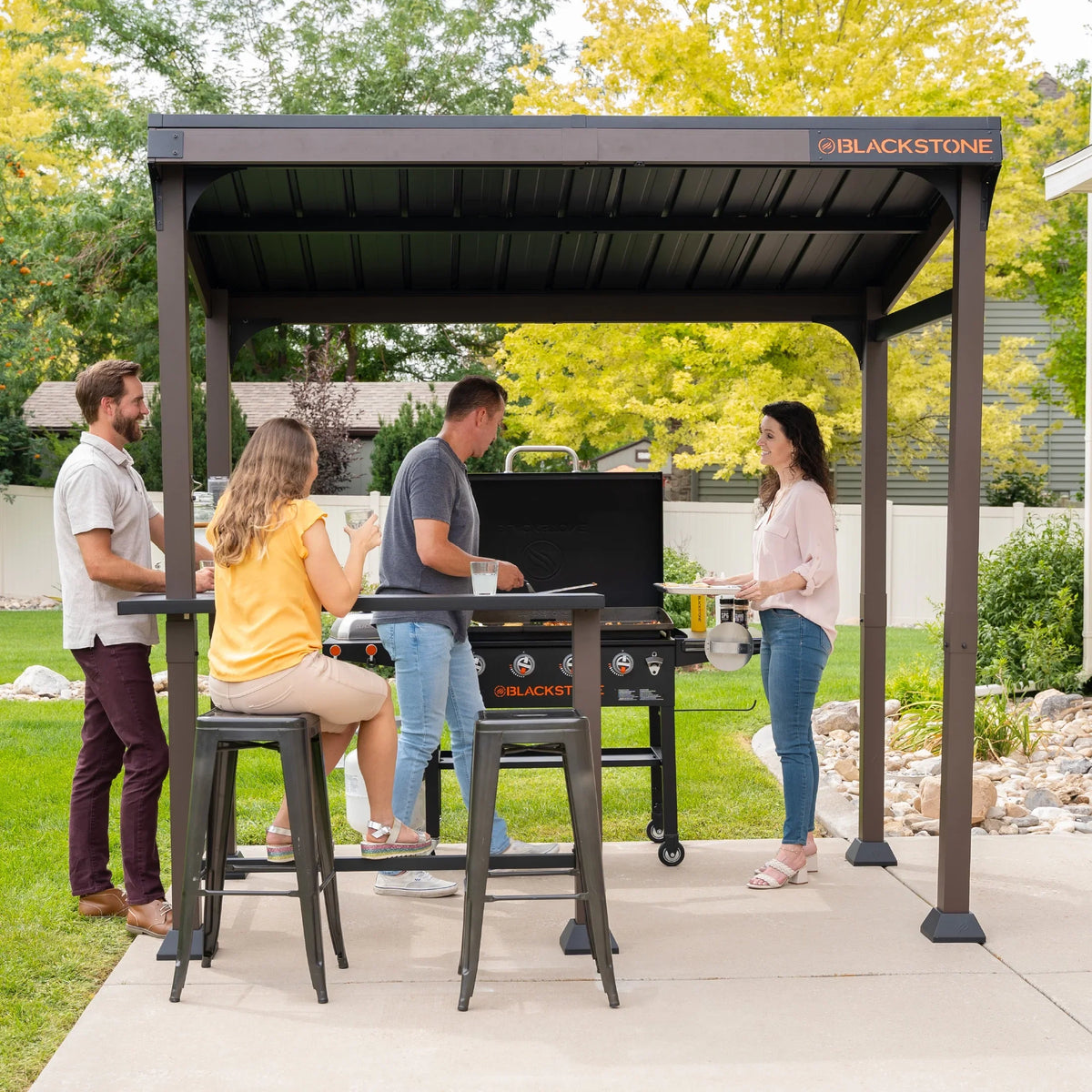 2026 NewBlackstone 5' x 8' Outdoor Griddle/Grill Pavilion Grill Gazebo