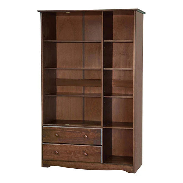 2026 100% Solid Wood Grand Wardrobe Armoire - Mocha