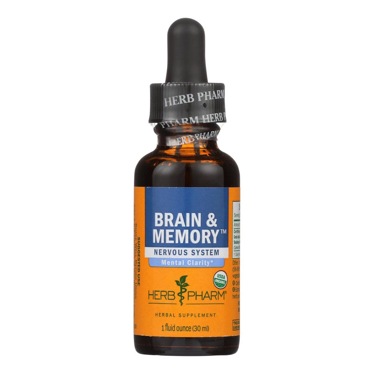 2026 Herb Pharm - Brain & Memory Tonic - 1 Each-1 FZ
