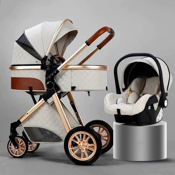 2026 NewPremium 3-in-1 Baby Stroller With Car Seat Travel System Set