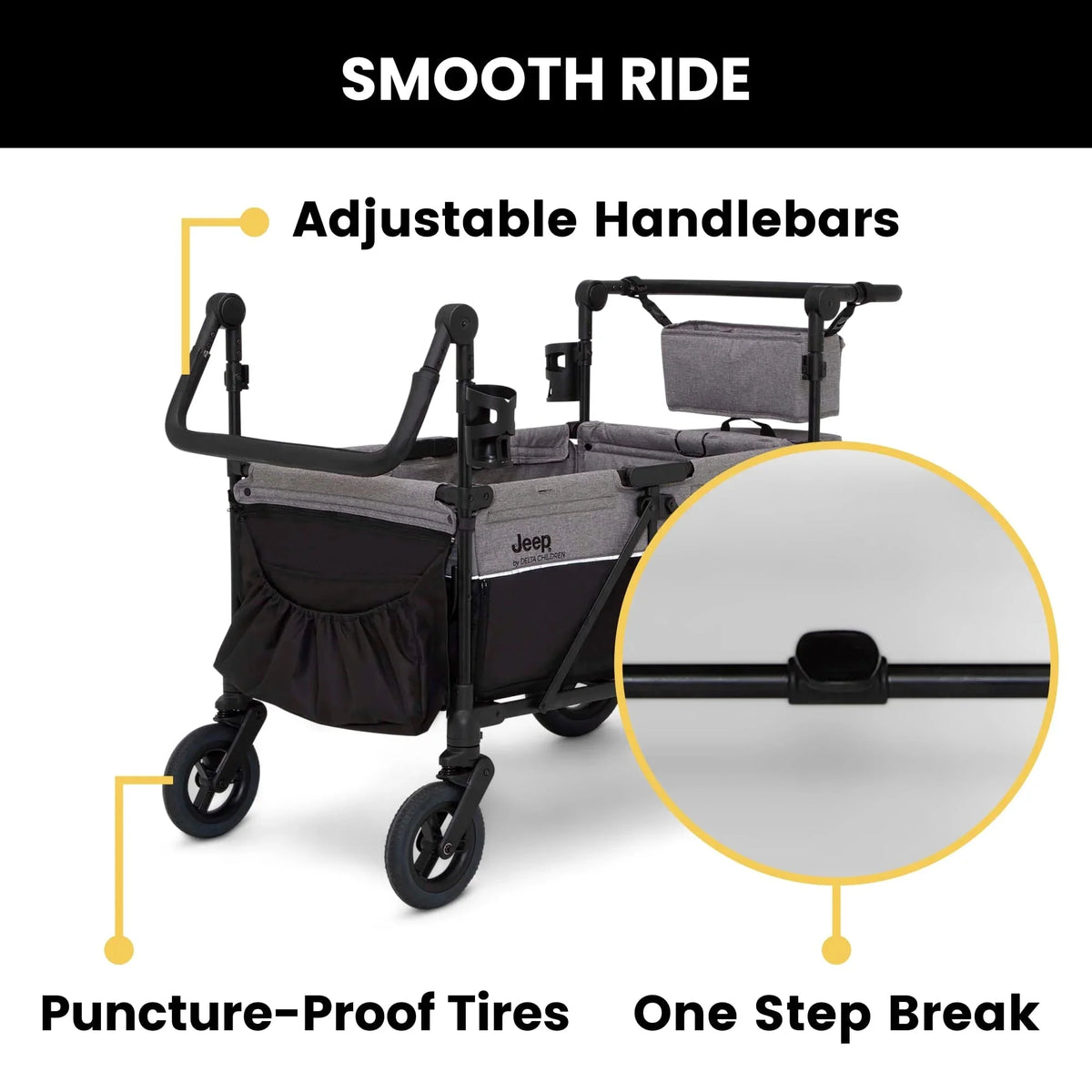 2026 Wrangler Deluxe 4 Seater Stroller Wagon