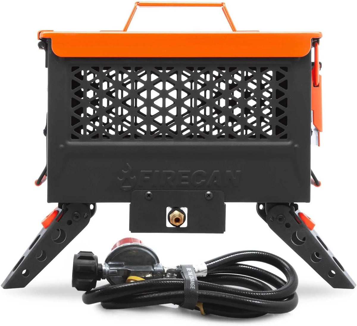 2026 FireCan Portable Propane Fire Pit with Hose and Adjustable Regulator