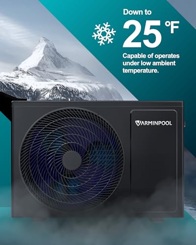 2026 27000BTU Smart Electric Pool Heater for In and Above Ground Pool up to 7,000 Gals, Pool Heat Pump with Schedule Function and Control via APP, Titanium Heat Exchanger, 120V