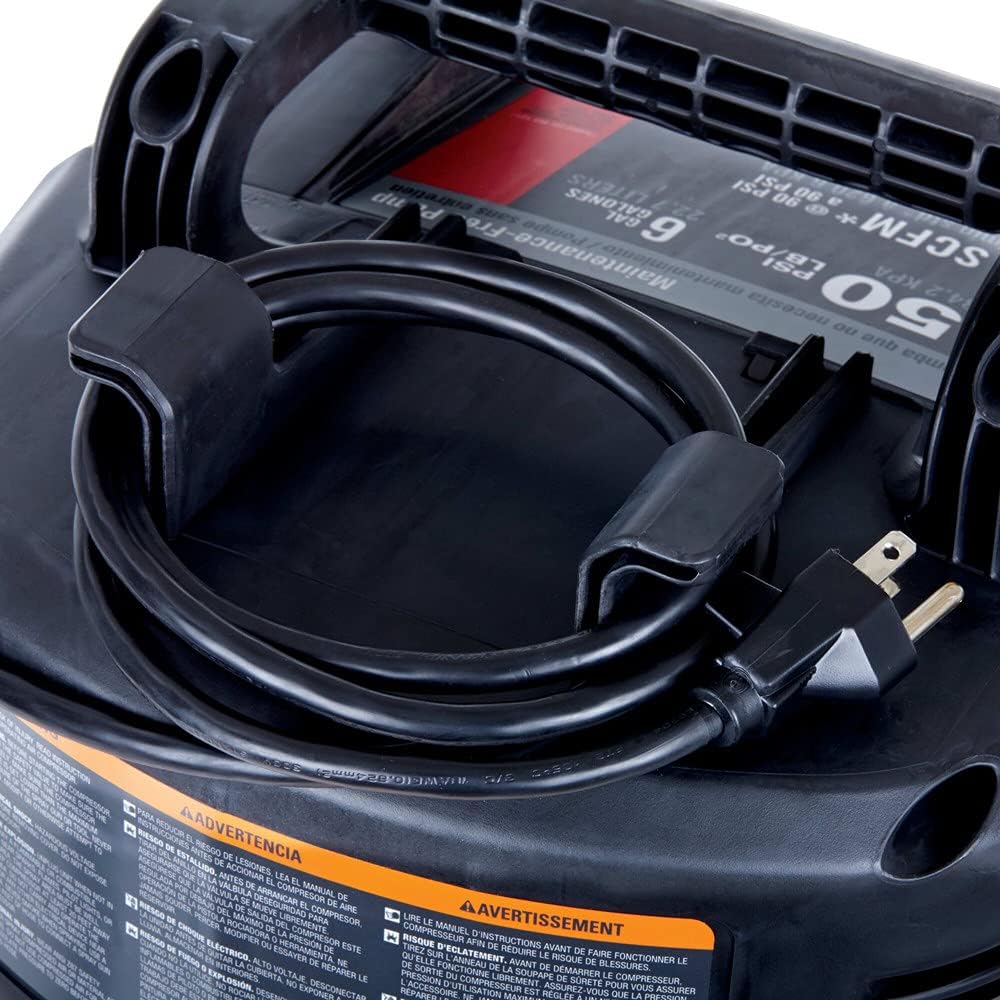 2026 Air Compressor, 6-Gallon, Pancake, Oil-Free (C2002-ECOM)
