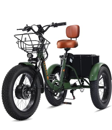 2026 Adult Electric Tricycle Adult Tricycle 3 Wheel Bikes Adults Electric Three Wheel Bike