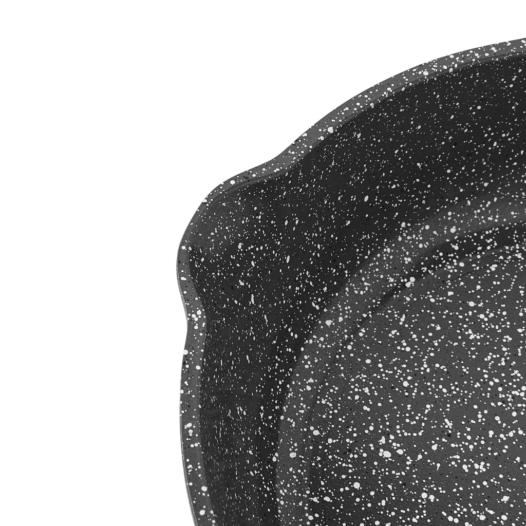2026 The Pioneer Woman Prairie Signature Cast Aluminum 8-Inch Fry Pan, Charcoal Speckle