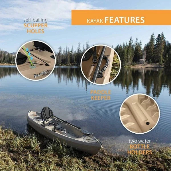 2026 NewLifetime 90806 Tamarack Angler 100 Fishing Kayak C 2-Pack (Paddles included)