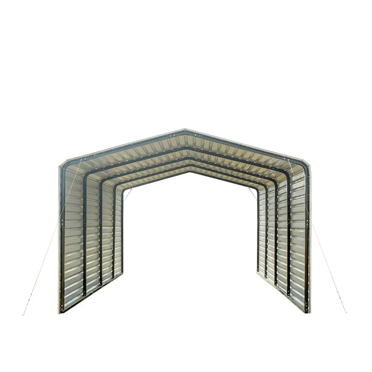 2026 New2025 TMG-CP1220F 12' x 20' All-steel carport with closed side walls