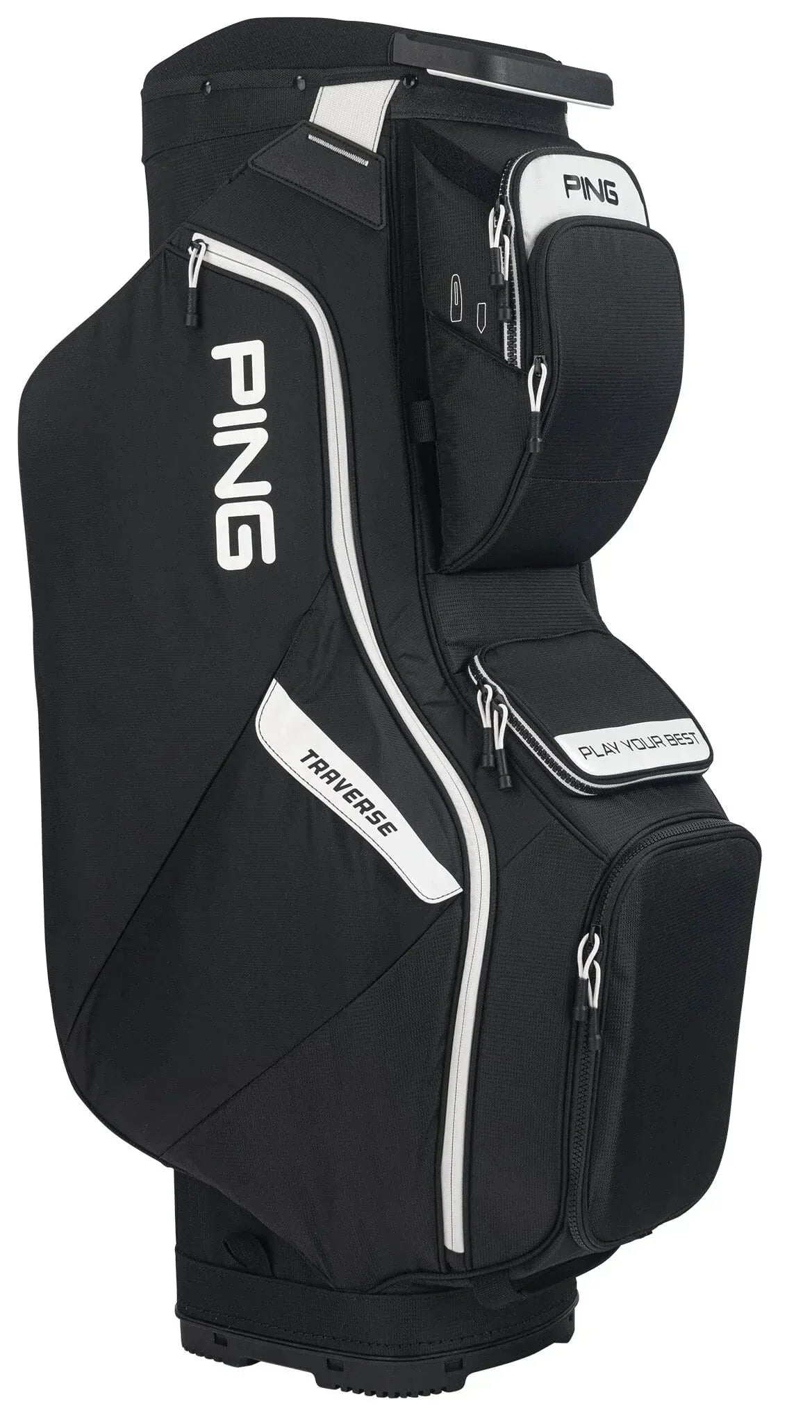 2026 NewPing Traverse Cart Bag - Black White