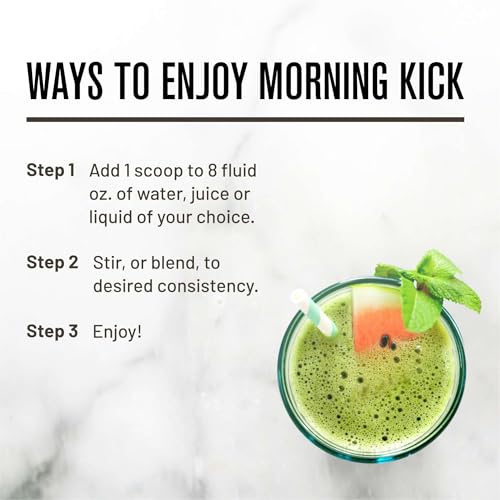 2026 ROUNDHOUSE PROVISION Morning Kick, Zero Sugar Greens Superfood Powder Supplement with Ashwagandha, Collagen, Probiotics, Debloat Drink, 30 Servings (Strawberry Lemonade) by Chuck Norris
