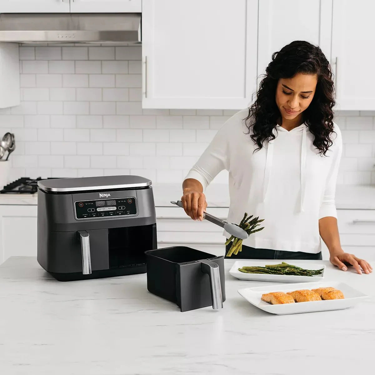 2026 Foodi 8 qt. Original Dualzone, 2-Basket Air Fryer with 6 Functions