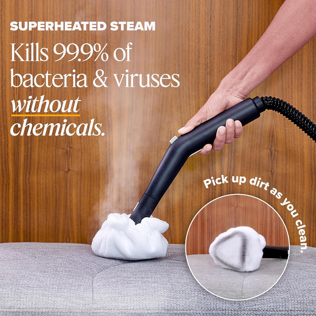 2026 Neat Steam Cleaner with 17-Piece Kit - Powerful, Chemical-Free Cleaning for Floors, Cars, Tiles, Upholstery, Kitchen, Bathroom Grout, Carpets & More - Kills up to 99.9% of Bacteria & Viruses *