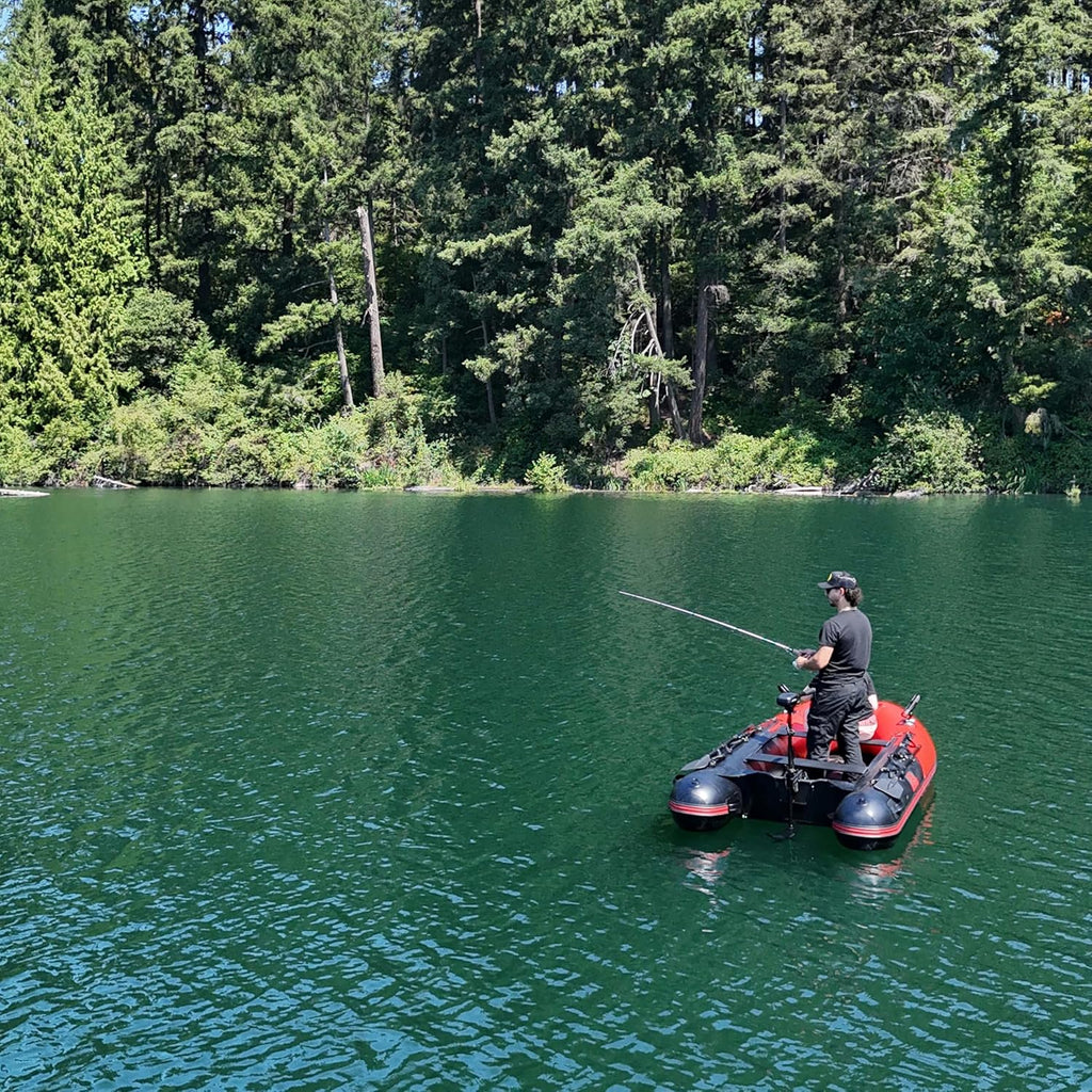 Inflatable Boat | Yacht Dinghy Tender Raft | Multi Person Fishing Boat | Aluminum Floor Oars | Fishing Rod Holders | Heavy-Duty PVC | 2026 Model |