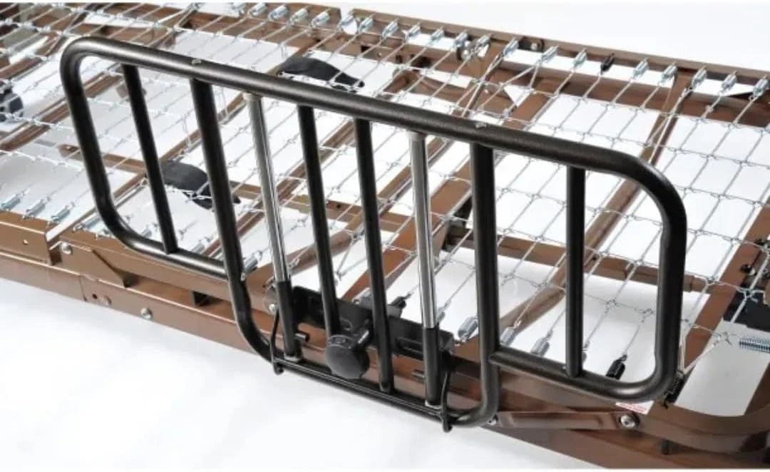 2026 NewFully electric hospital bed set, foam mattress, half side rails