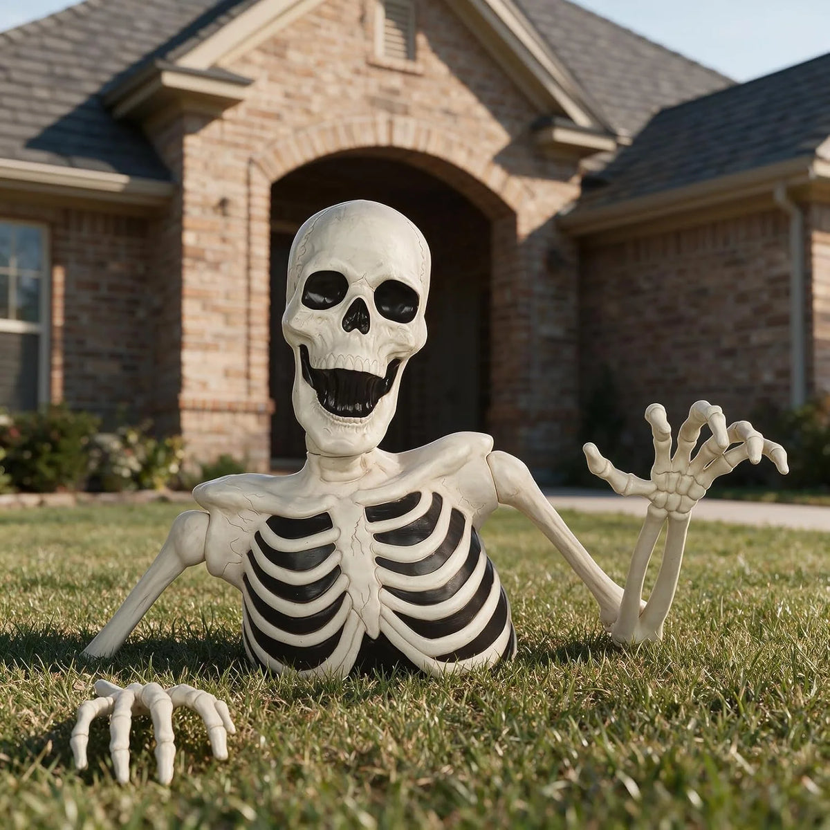 2026 35" Halloween Giant Groundbreaker Skeleton Halloween Decoration