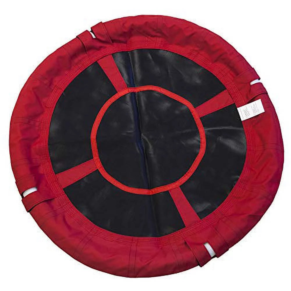 2026 WonkaWoo Little Flyers Platform Tree Swing, 40" Saucer Platform with Adjustable Height, Red