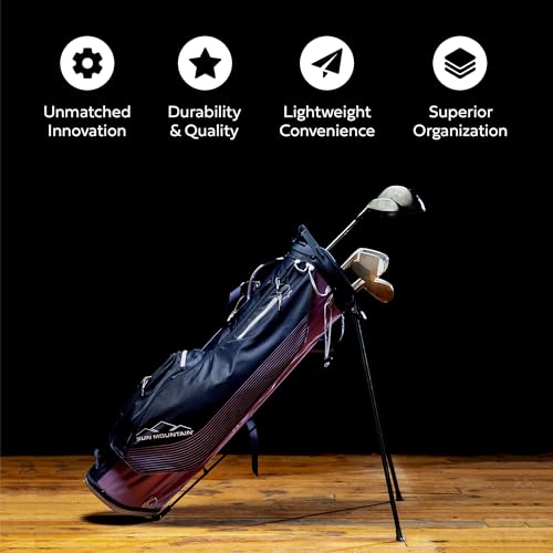 Sun Mountain 2026 4.5LS 14-Way VLO Bag - Prime Organization with Our 14 Way Golf Stand Bag - Lightweight Golf Club Bag with Full-Length Pockets and Adjustable Straps for Enhanced Carry