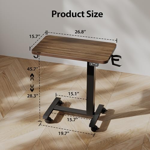 2026 Agilestic Electric Standing Desk, 48 x 24 Inches Height Adjustable Desk, Sit Stand up for Work Office Home, Ergonomic Rising Computer Table with Memory Preset, Rustic Brown