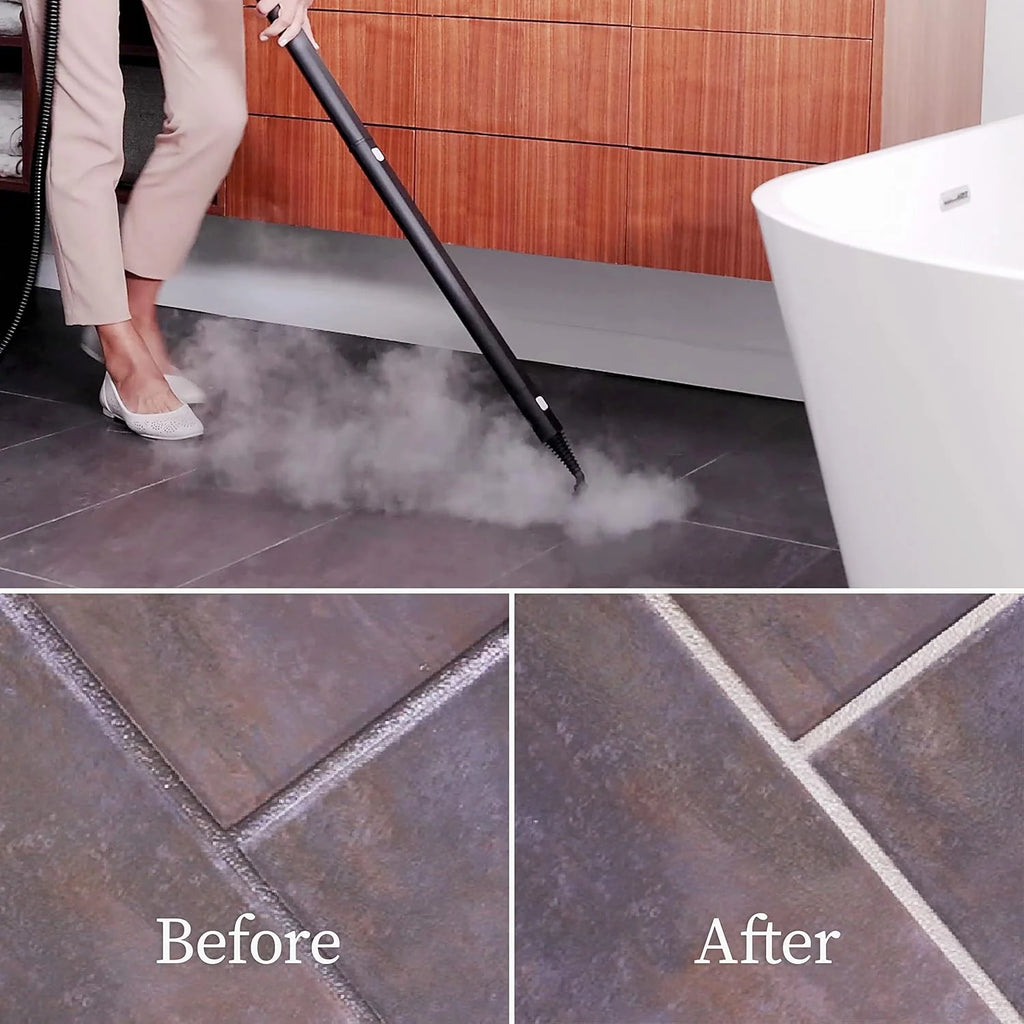 2026 Neat Steam Cleaner with 17-Piece Kit - Powerful, Chemical-Free Cleaning for Floors, Cars, Tiles, Upholstery, Kitchen, Bathroom Grout, Carpets & More - Kills up to 99.9% of Bacteria & Viruses *