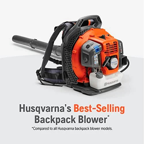2026 NewHusqvarna 150BT Petrol Leaf Blower with Backpack, 51 cc, 2.16 hp, 765 CFM, 270 MPH, Ergonomic Design