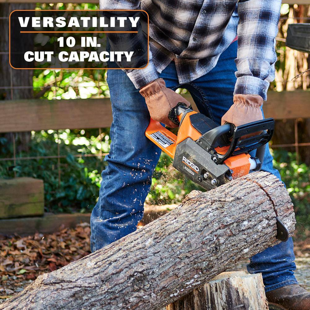 2026 18V Brushless 12 in. Electric Battery Chainsaw (Tool Only) R01101B