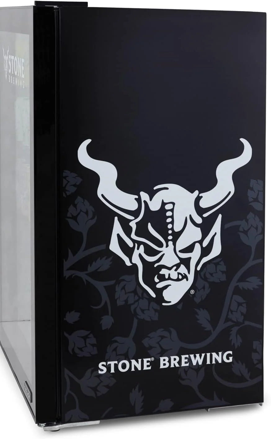 2026 Beverage Refrigerator Cooler | 126 Cans Free Standing with Right Hinge Glass Door | Mini Fridge Beverage Organizer Perfect For Beer, Wine, Soda, And Cooler Drinks