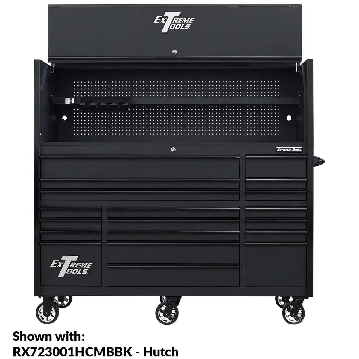 2026 NewExtreme Tools RX250 Series 72-inch x 30-inch Rolling Cart – 19 Drawers – 250 lb Drawer Slides