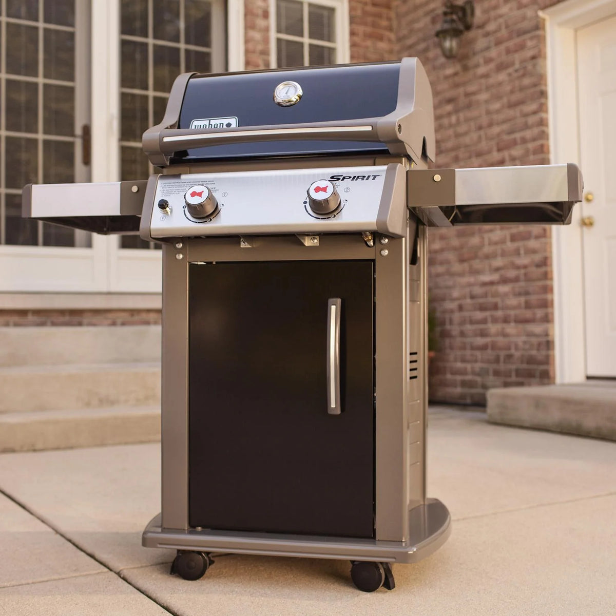 2026 Spirit E-210 2 Burner Liquid Propane Grill Black