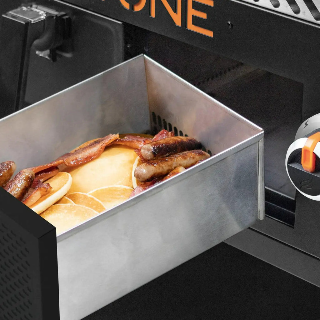 2026 Clearance Sale 2-Burner 28" Griddle with Electric Air Fryer and Hood