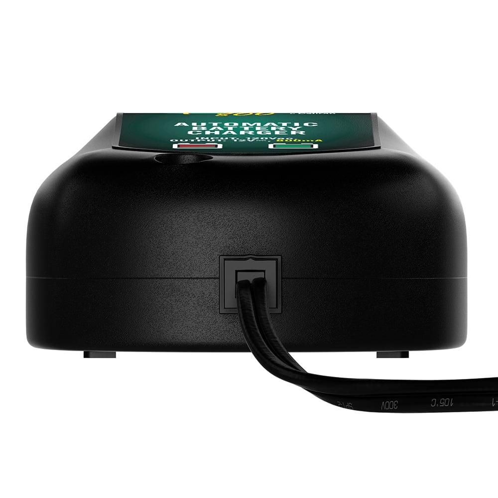 2026 Battery Tender 800mA 12V Weather Resistant Battery Charger and Maintainer - Marine and Automotive Smart Fully Automatic for Boats Watercraft - Lead Acid AGM Gel Cell Batteries - 022-0150-DL-WH