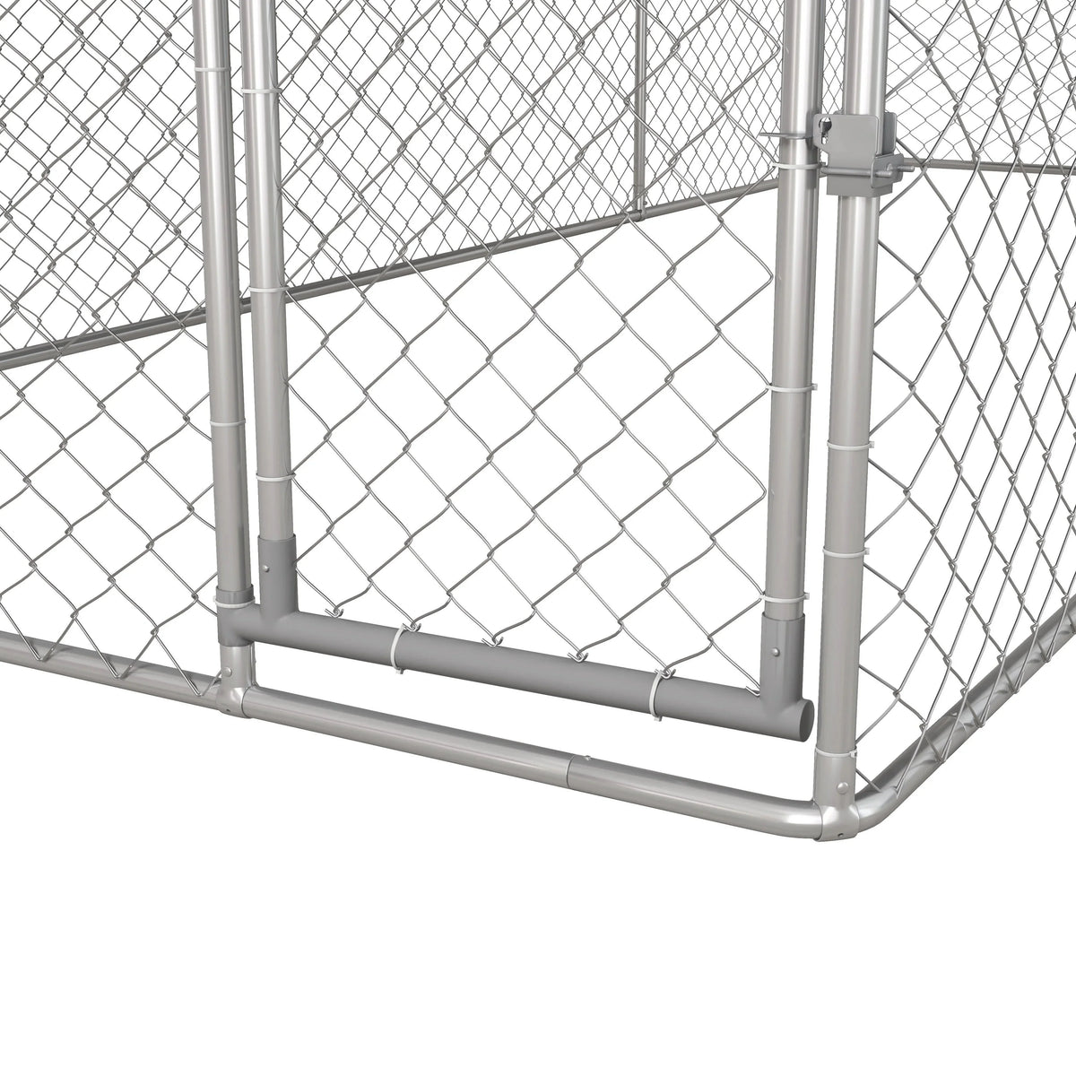 2026 19.7' x 7.5' x 7.5' Outdoor Dog Kennel W/ Waterproof Roof