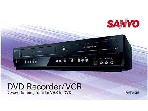 2026 Sanyo DVD Recorder/VCR Combo 2-way recording