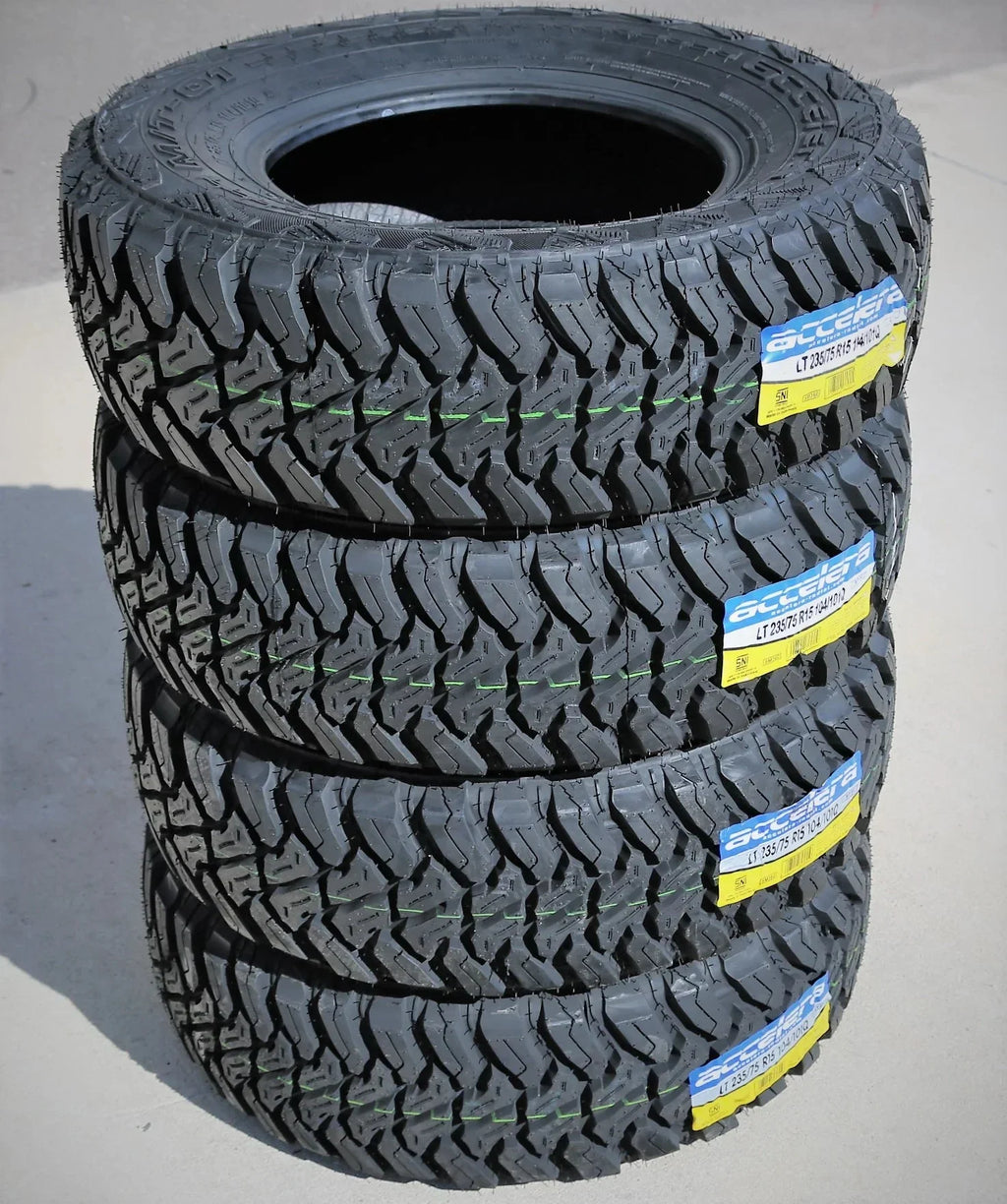 2026 Pair of 2 (TWO) M/T-01 LT 235/75R15 Load C 6 Ply MT Mud Tires