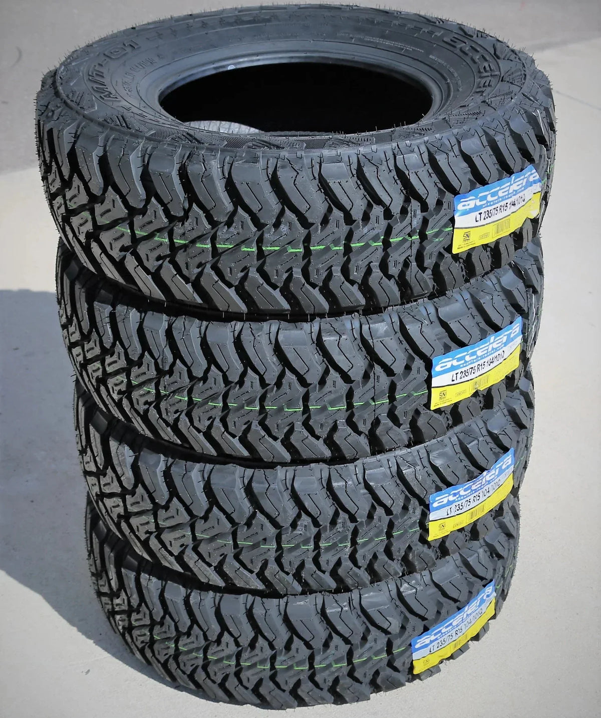 2026 Pair of 2 (TWO) M/T-01 LT 235/75R15 Load C 6 Ply MT Mud Tires