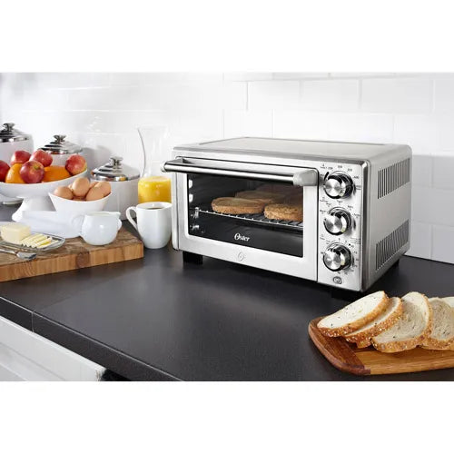 2026 Countertop Convection Toaster Oven, Stainless Steel, Fast Cooking, Adjustable Racks, Family-Size Capacity