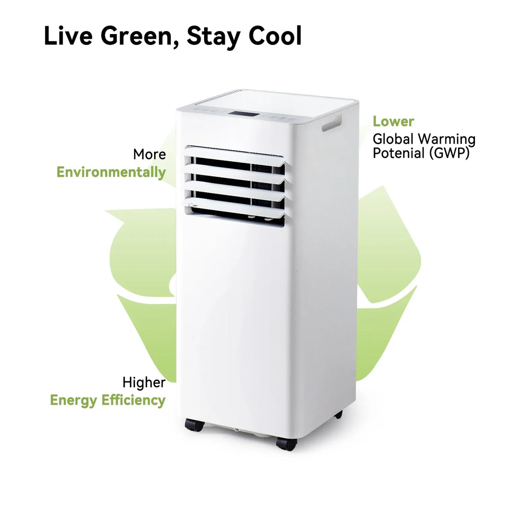 2026 NewBapipro 10,000 BTU Smart Portable AC - WiFi/Remote, 4-in-1 for 300 Sq.Ft, 24H Timer, Window Kit, ??55dB, ETL Certified