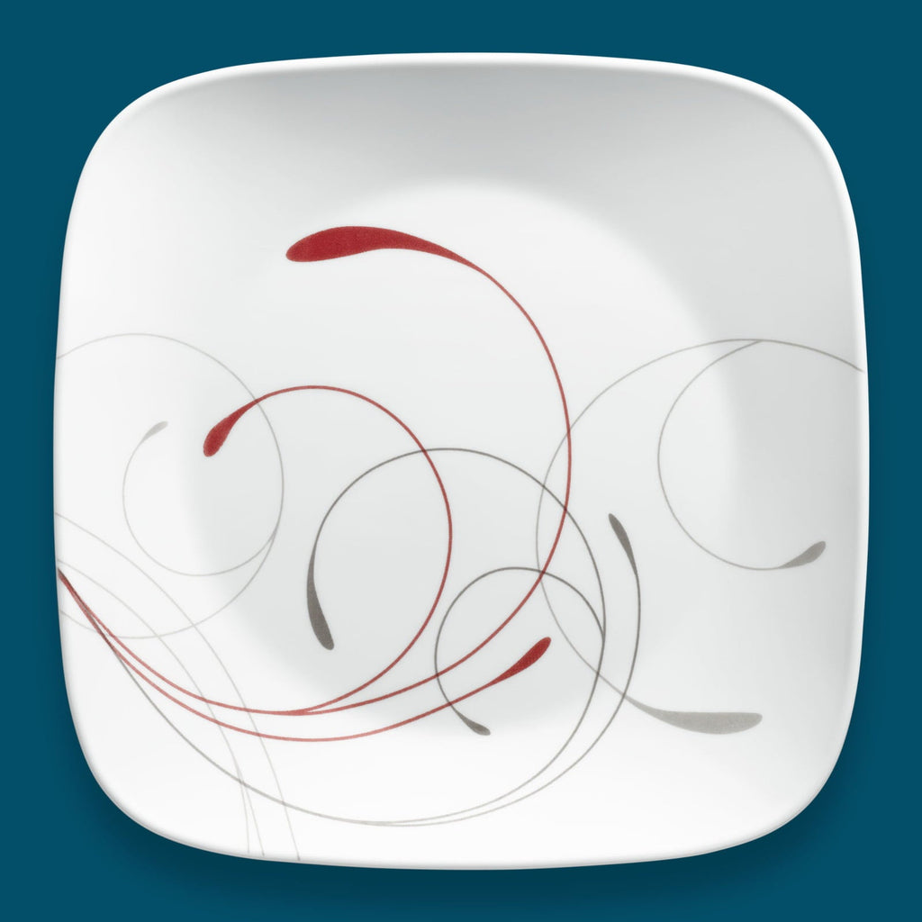 2026 Corelle Splendor, Square, 12 Piece, Dinnerware Set