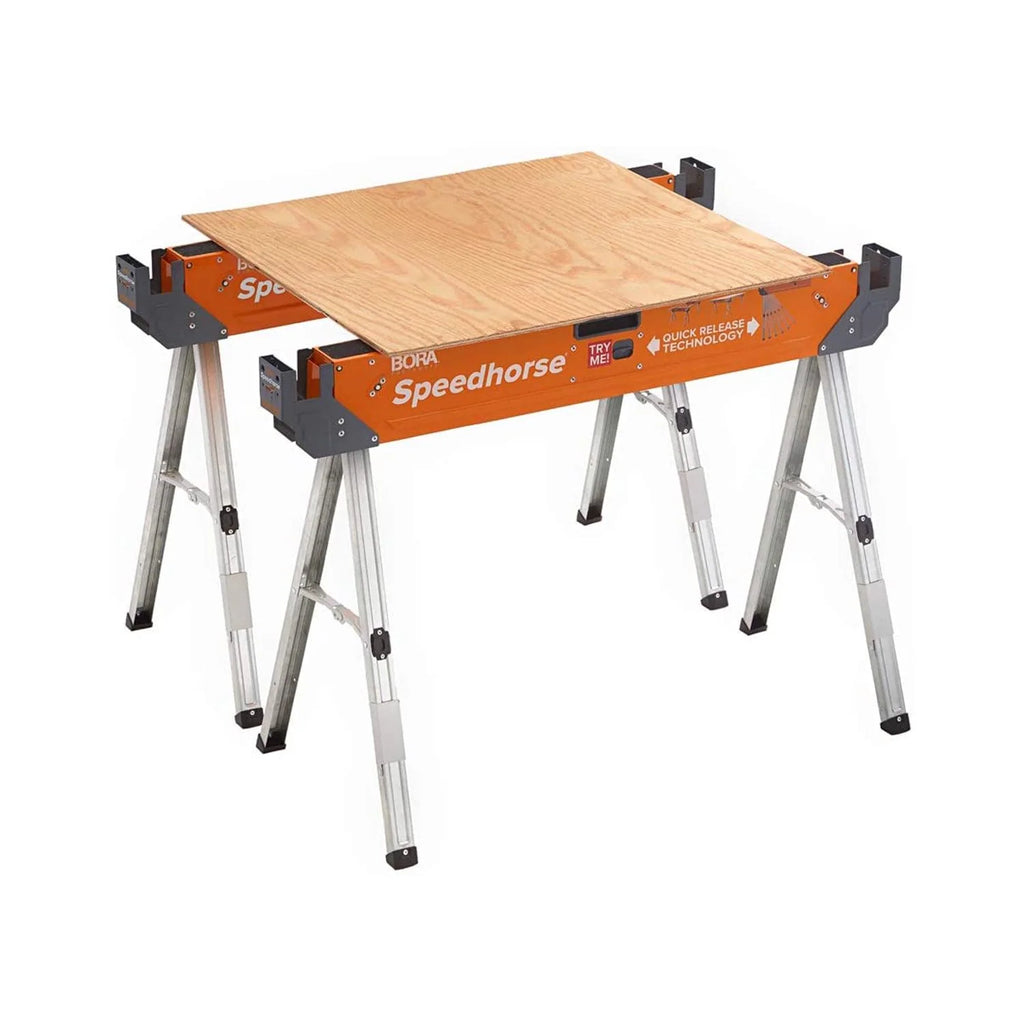 2026 New30 in. H Steel Speedhorse Sawhorse with Auto Release Legs (2-Pack)