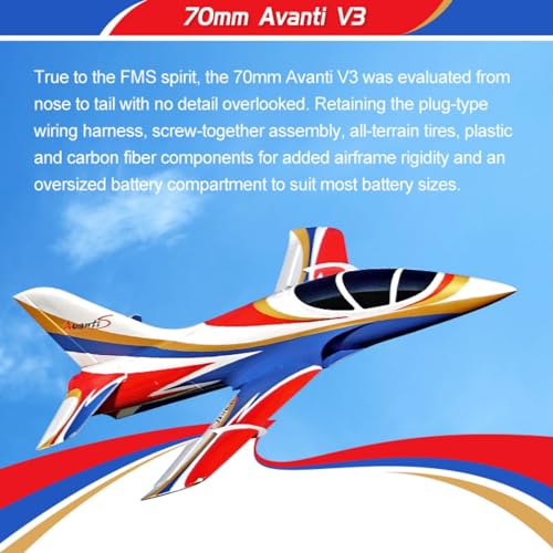 2026 Fms Rc Jets 70mm Viper V2 EDF Navy Blue rc Airplanes for Adults for Trainer for Beginners 6 CH Remote Control Planes PNP (NO Control Battery Charger)