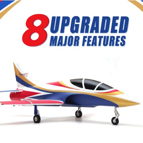 2026 Fms Rc Jets 70mm Viper V2 EDF Navy Blue rc Airplanes for Adults for Trainer for Beginners 6 CH Remote Control Planes PNP (NO Control Battery Charger)