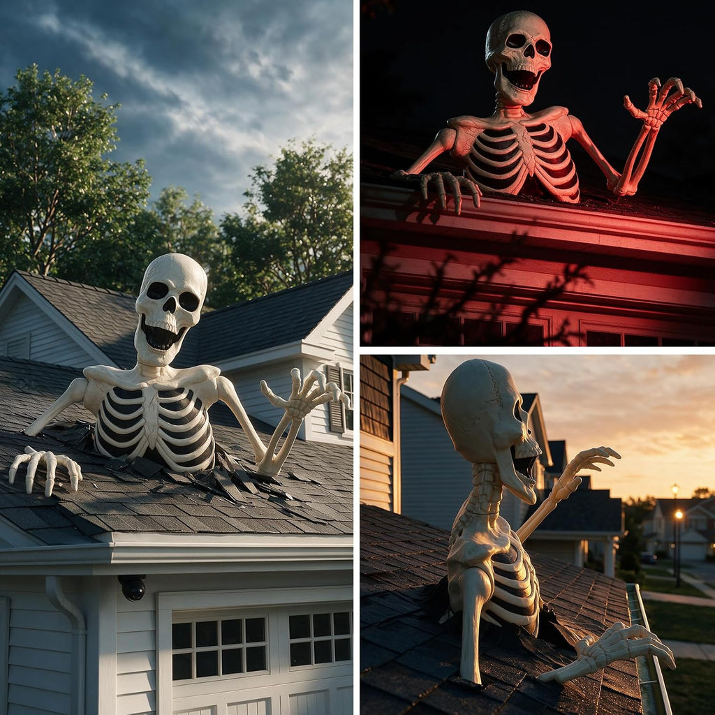 2026 35" Halloween Giant Groundbreaker Skeleton Halloween Decoration