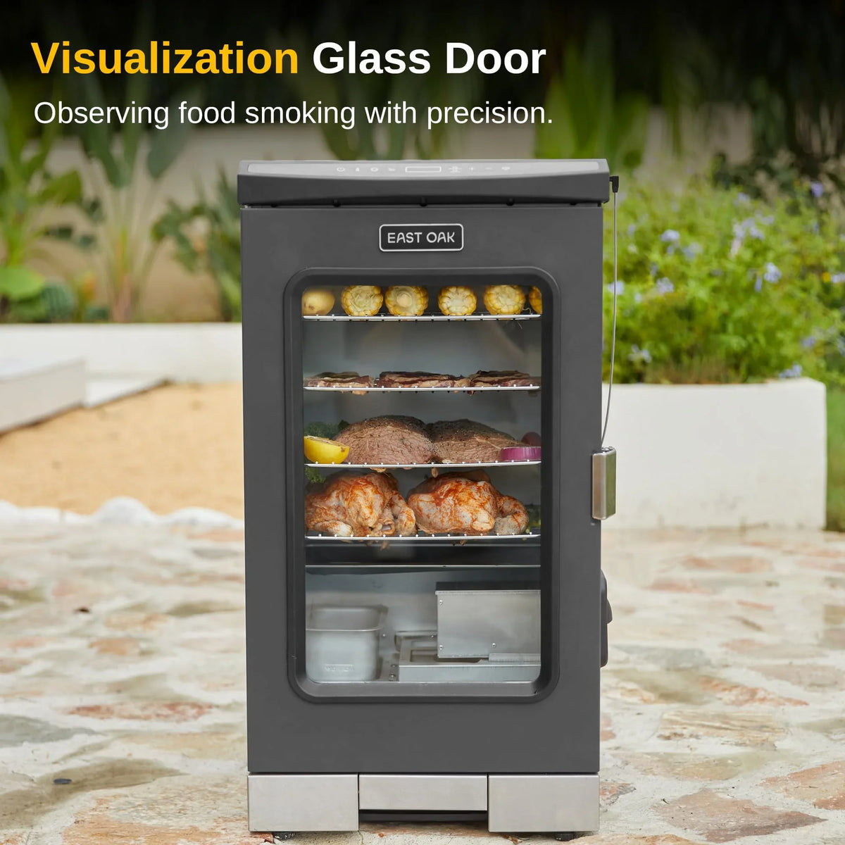 2026 30" Digital Electric Smoker with Glass Door