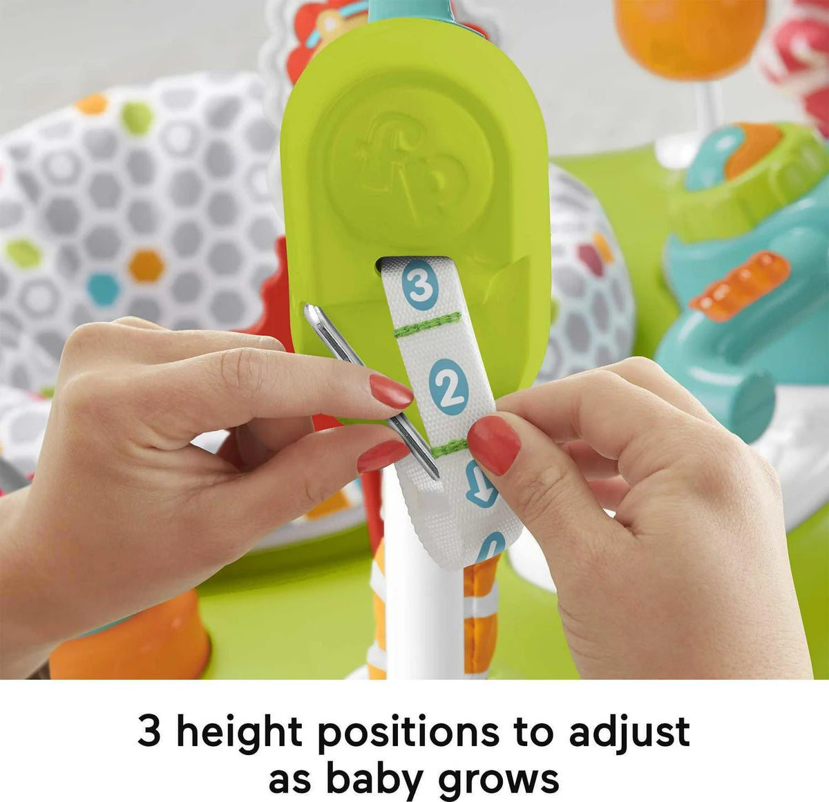 2026 NewFisher-Price Baby Bouncer Fitness Fun Folding Jumperoo Infant Activity Center with Lights &amp; Music. Unisex