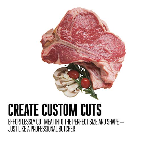 2026 Weston Butcher Meat and Bone Saw with 22 Inch Stainless Steel Serrated Blade with Quick Release Handle (47-2201)