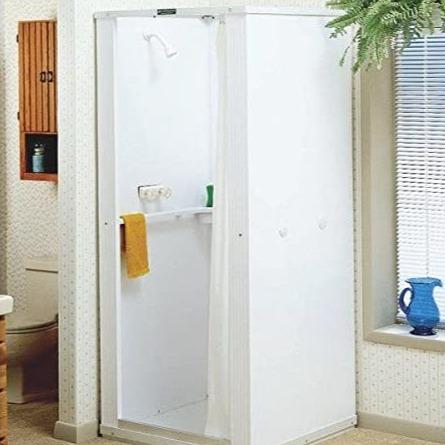 2026 Portable Compact Mobile Home Stand Up Shower Stall Kit 32 in x 32 in