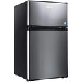2026 Compact 2-Door Mini Fridge with Freezer, 3.1 Cu.Ft, LED Light, Energy Efficient, Adjustable Temperature