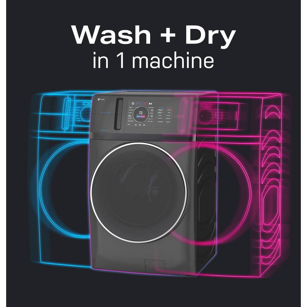 2026 Profile 4.8 cu. ft. UltraFast Combo Washer Dryer with Ventless Heat Pump Technology in Carbon Graphite