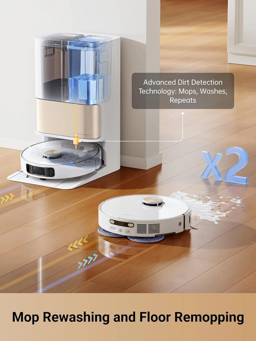 2026 L10s Pro Ultra Heat Robot Vacuum and Mop Combo, Mop Extend, 7000Pa Suction, Auto Robot Care and Maintenance, 136 F Hot Water Mop Self-Cleaning, Obstacle Avoidance, Ideal for Hair, Carpets